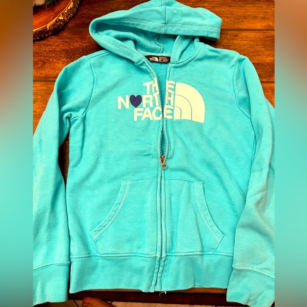 North Face Girl’s Medium (10-12) Teal Sweatshirt